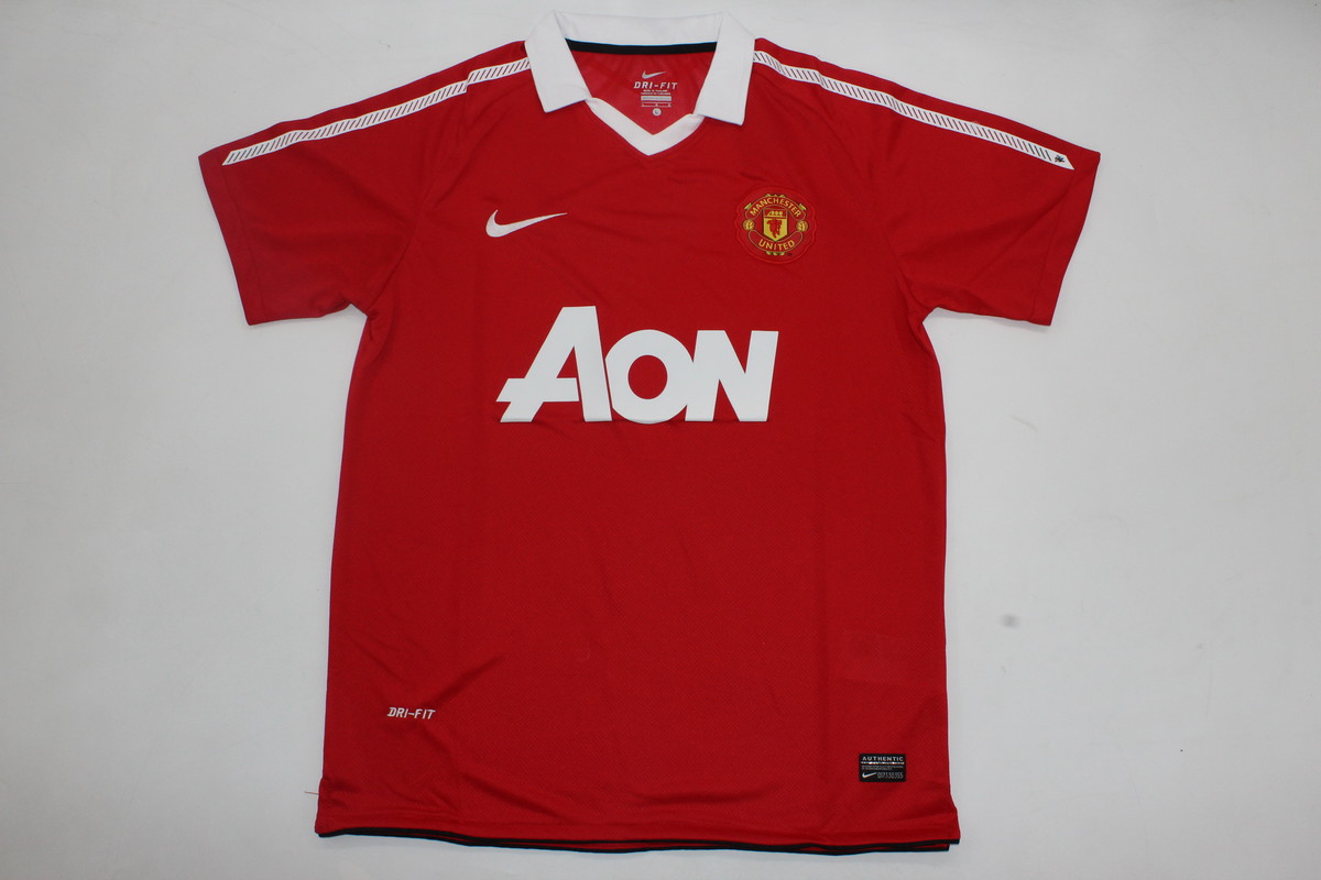 AAA Quality Manchester Utd 10/11 Home Soccer Jersey